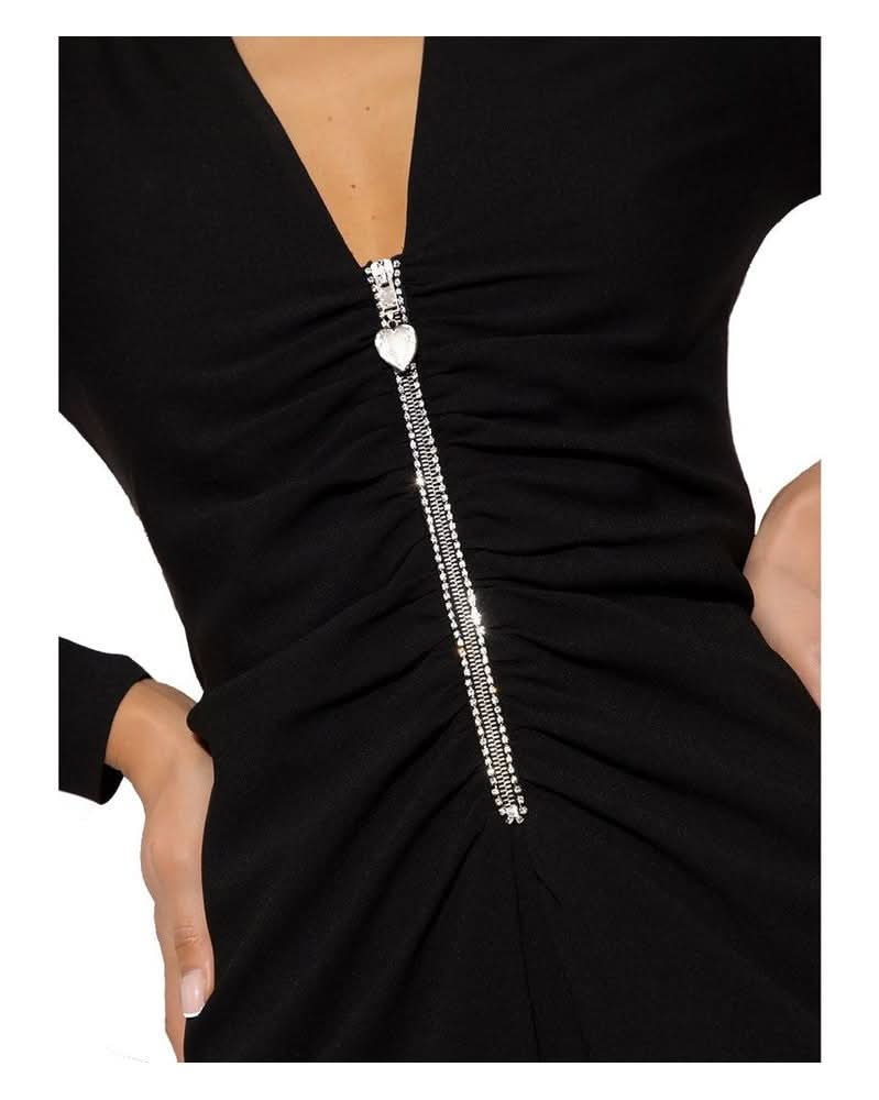 Saint Laurent Black Acetate Jumpsuit