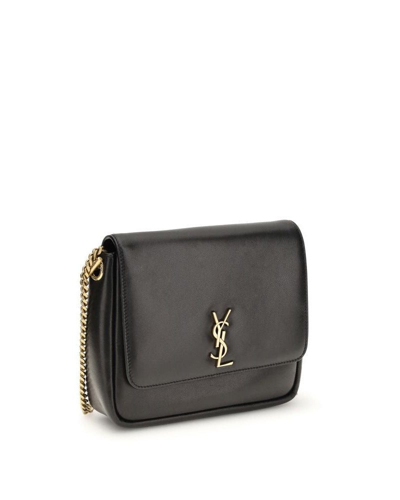 Saint Laurent Black Calf Leather Bos Taurus Shoulder Bag Glam Steals