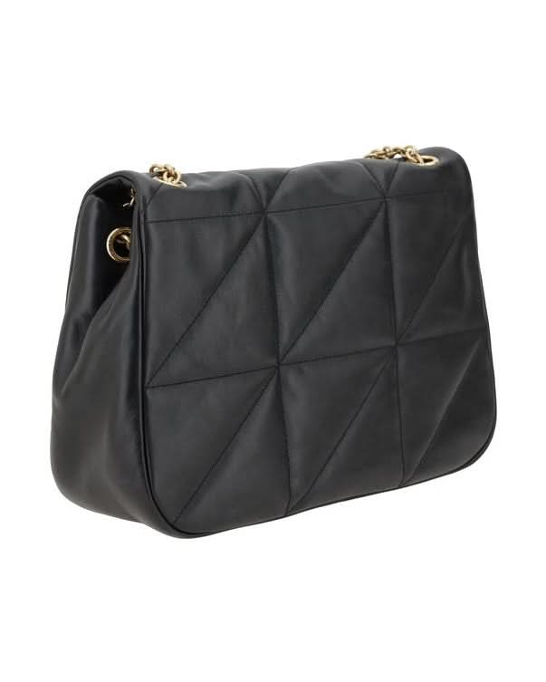 Saint Laurent Black Calf Leather Bos Taurus Shoulder Bag