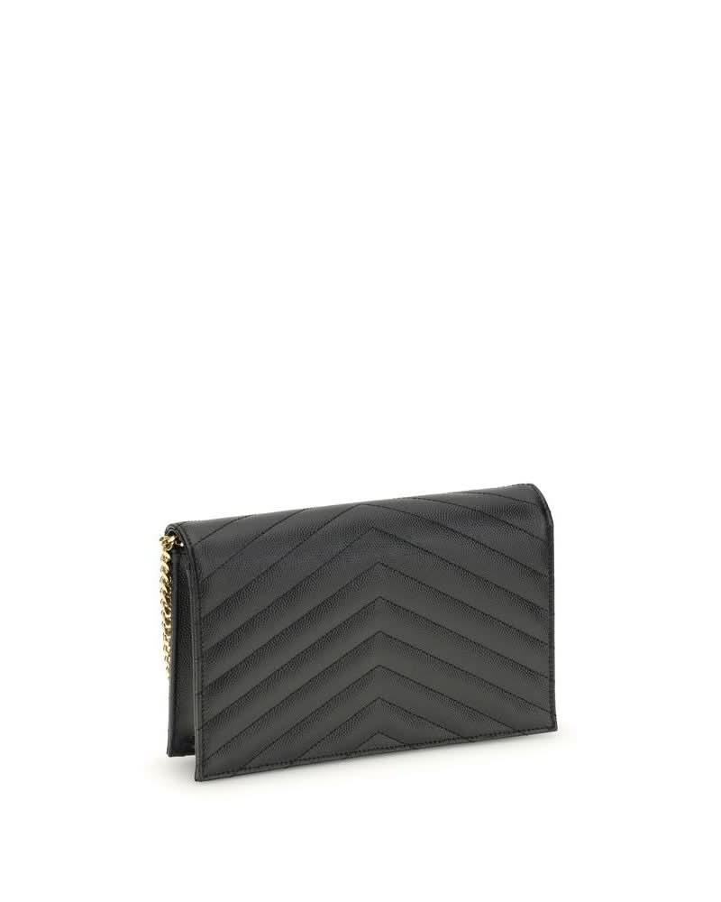 Saint Laurent Black Calf Leather Bos Taurus Shoulder Bag Glam Steals