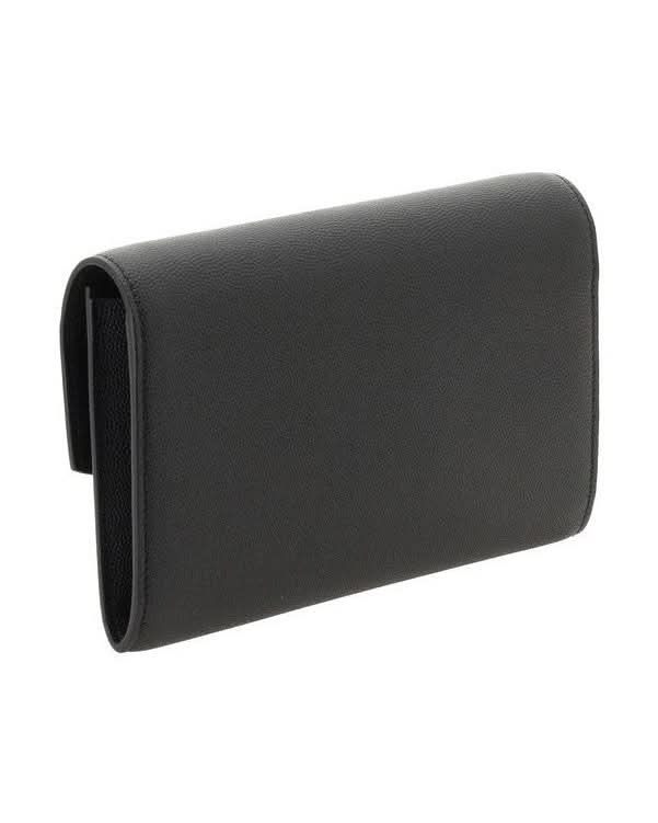 Saint Laurent Black Calf Leather Bos Taurus Shoulder Bag