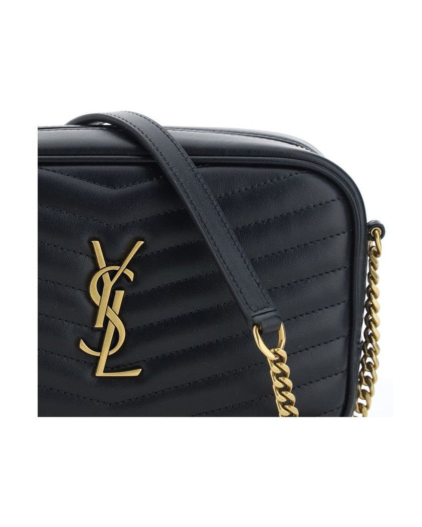 Saint Laurent Black Calf Leather Bos Taurus Shoulder Bag Glam Steals