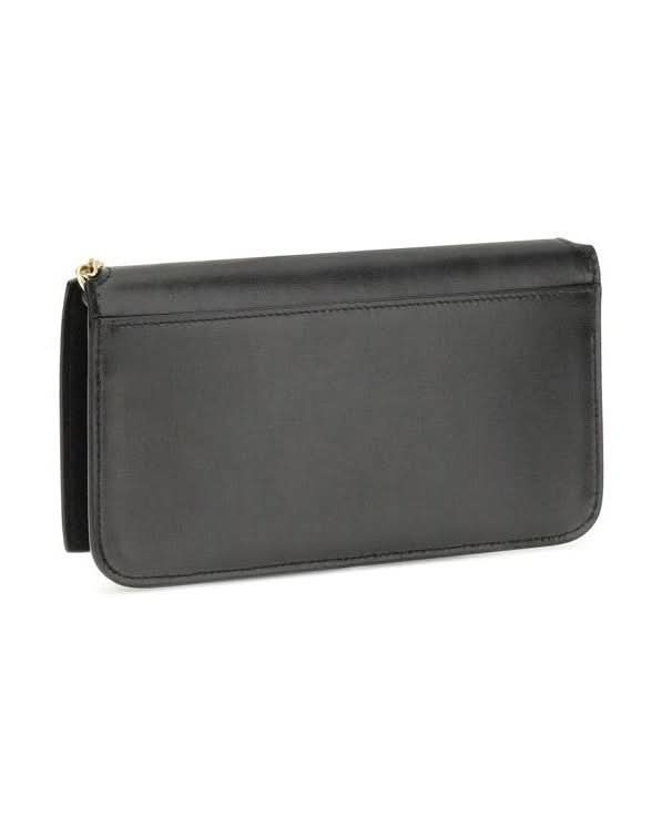 Saint Laurent Black Calf Leather Bos Taurus Shoulder Bag