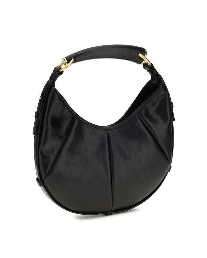 Saint Laurent Black Calf Leather Bos Taurus Shoulder Bag