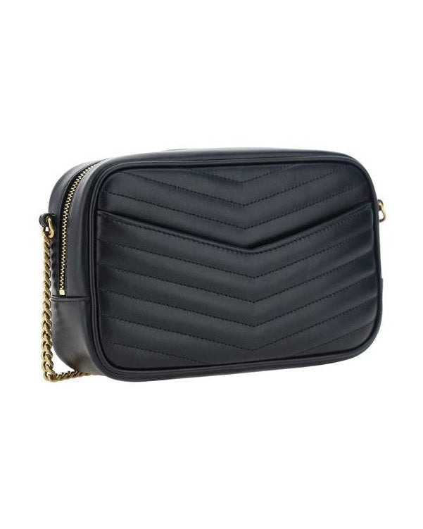 Saint Laurent Black Calf Leather Bos Taurus Shoulder Bag Glam Steals