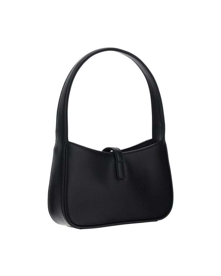 Saint Laurent Black Calf Leather Bos Taurus Shoulder Bag