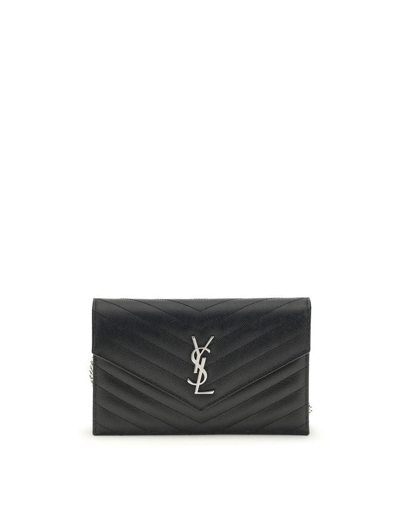 Saint Laurent Black Calf Leather Bos Taurus Wallet Glam Steals