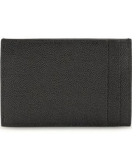 Saint Laurent Black Calf Leather Bos Taurus Wallet