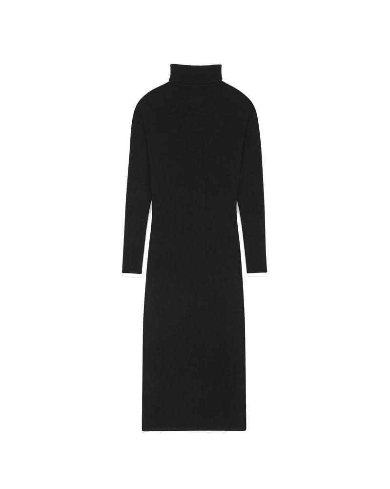 Saint Laurent Black Cashmere Dress