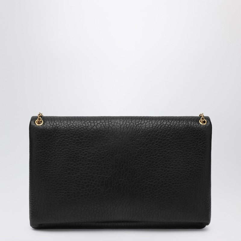 Saint Laurent Black Cassandre Xxl Envelope Bag with Chain Glam Steals