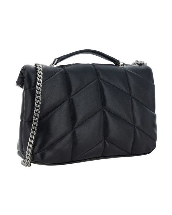 Saint Laurent Black Lamb Ovis Aries Shoulder Bag Glam Steals