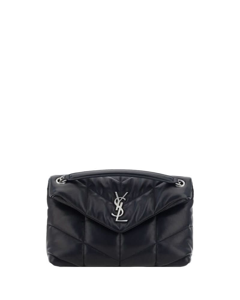 Saint Laurent Black Lamb Ovis Aries Shoulder Bag