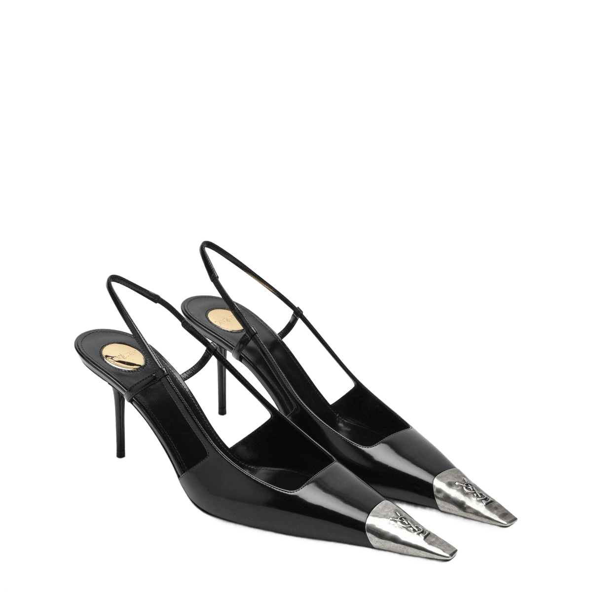 Saint Laurent Black Leather Jeanne Patent Pumps Glam Steals