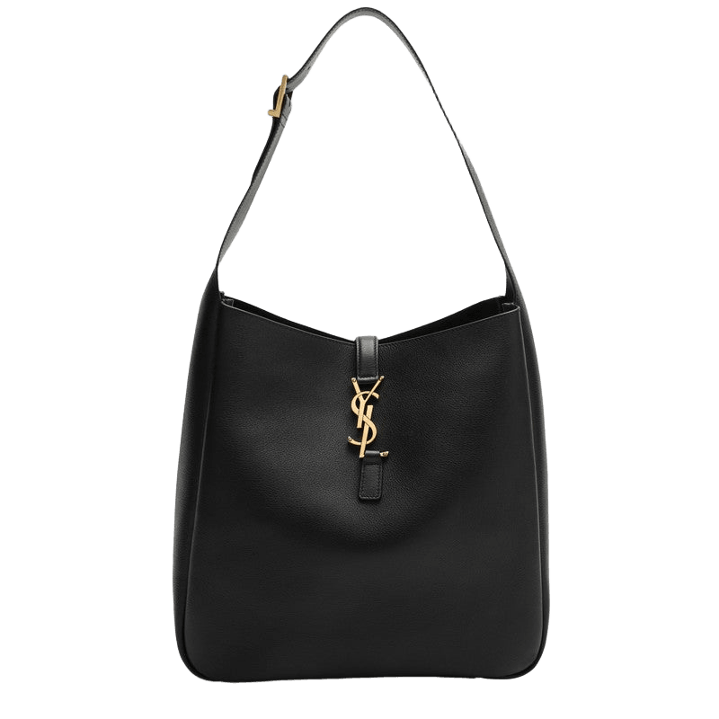 Saint Laurent Black Leather Large Le 5 À 7 Bag Glam Steals
