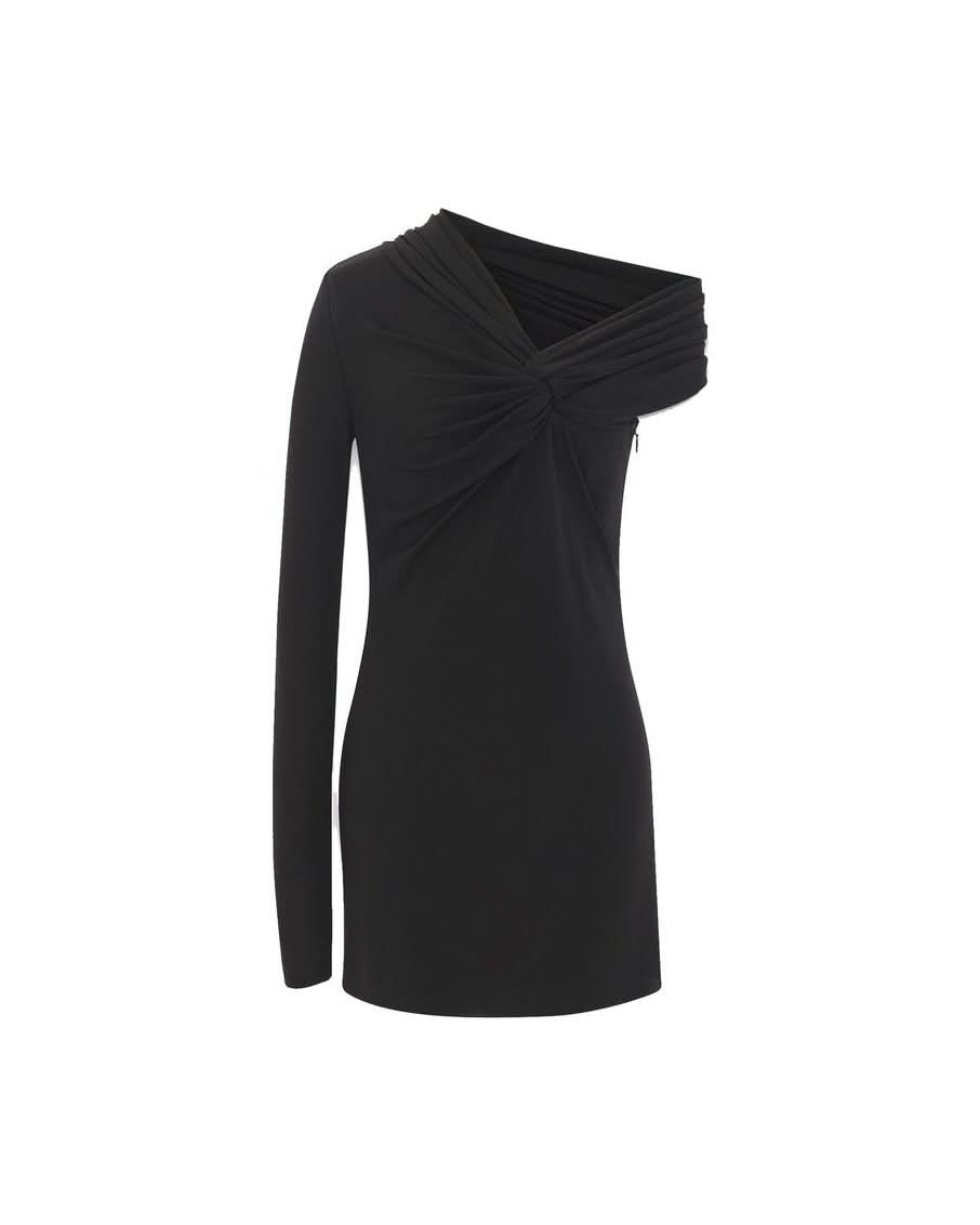Saint Laurent Black Viscose Dress