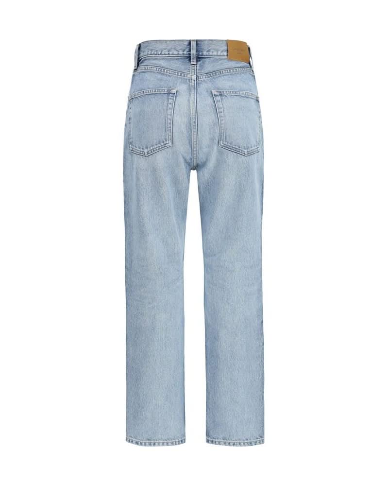 Saint Laurent Blue Cotton Cropped Jeanss Glam Steals