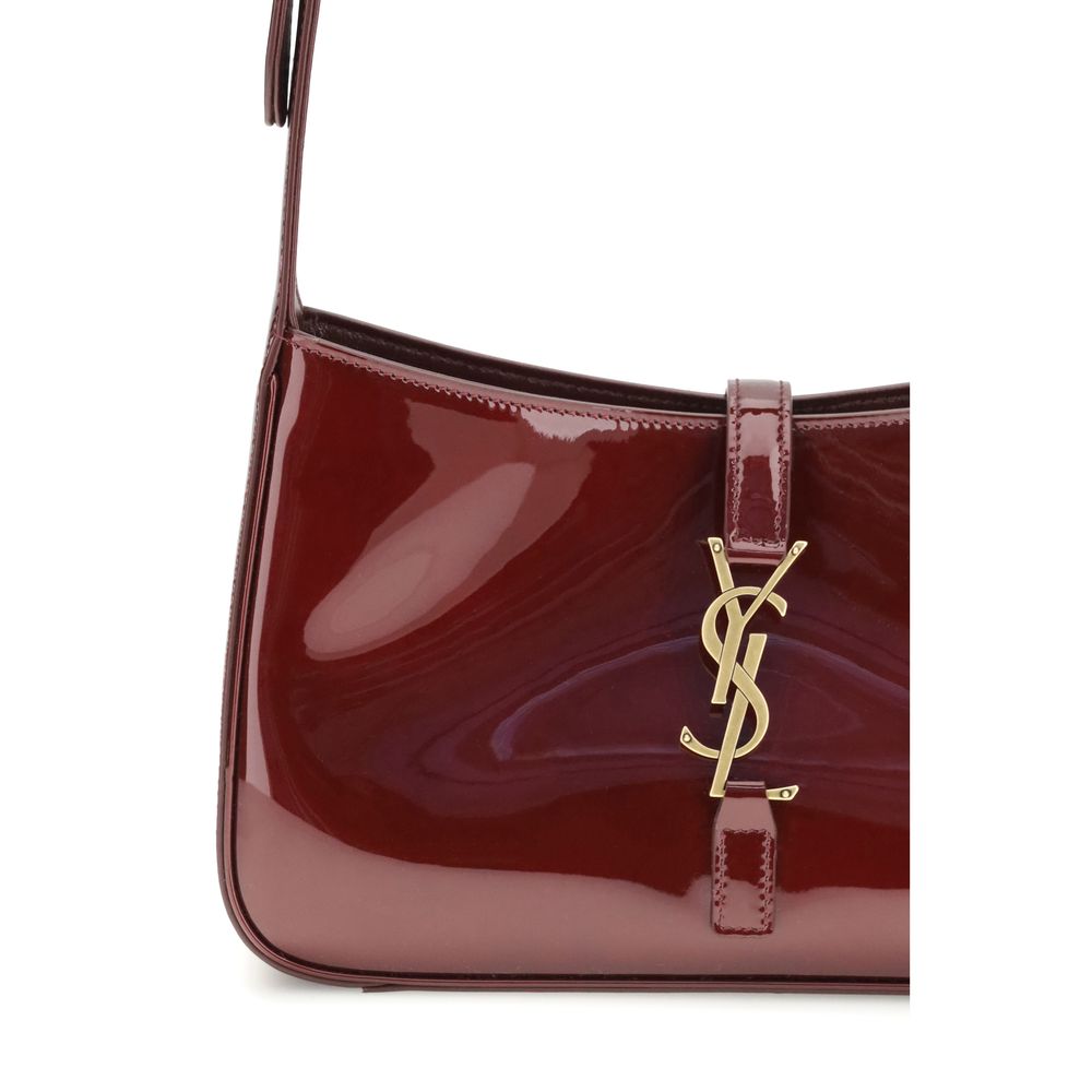 Saint Laurent Bordeaux Calf Leather Bos Taurus Shoulder Bag Glam Steals
