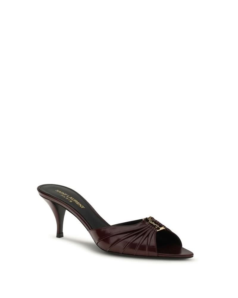 Saint Laurent Bordeaux Heel Glam Steals