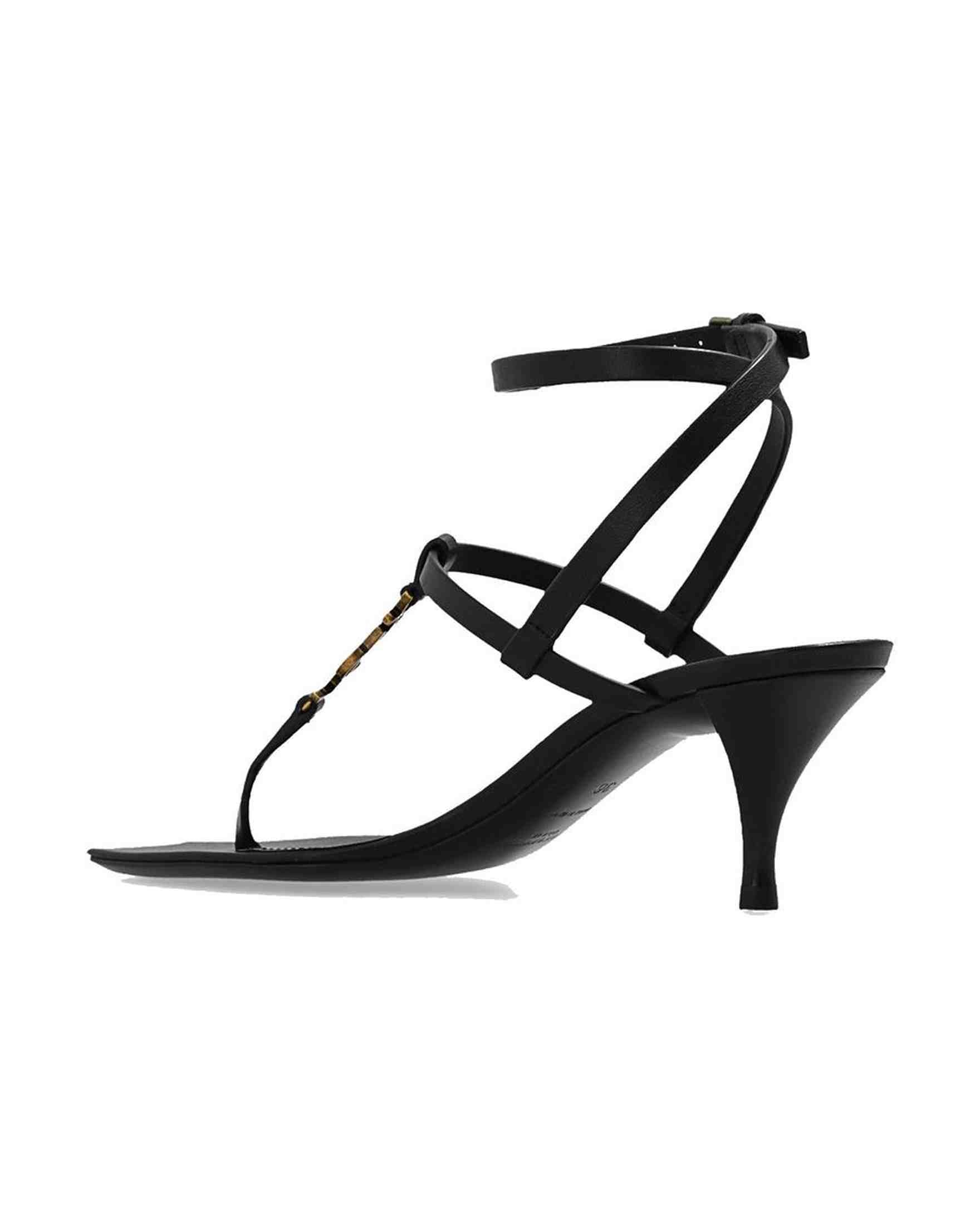 Saint Laurent Cassandra Heeled Sandals Glam Steals
