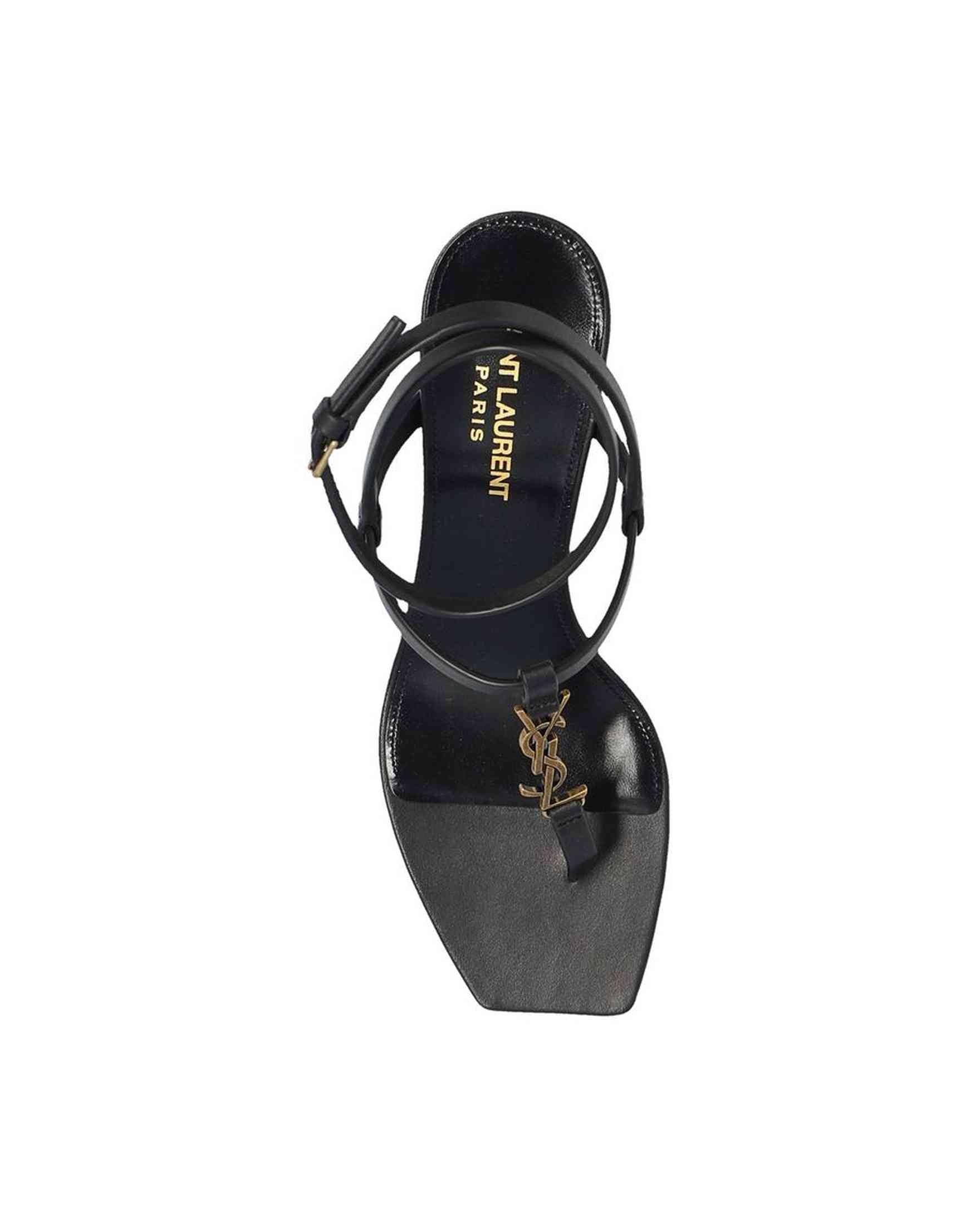 Saint Laurent Cassandra Heeled Sandals Glam Steals