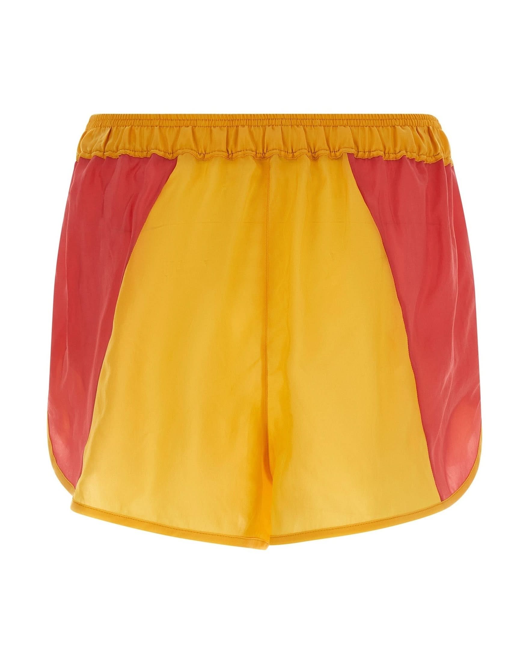 Saint Laurent Color Block Shorts Glam Steals