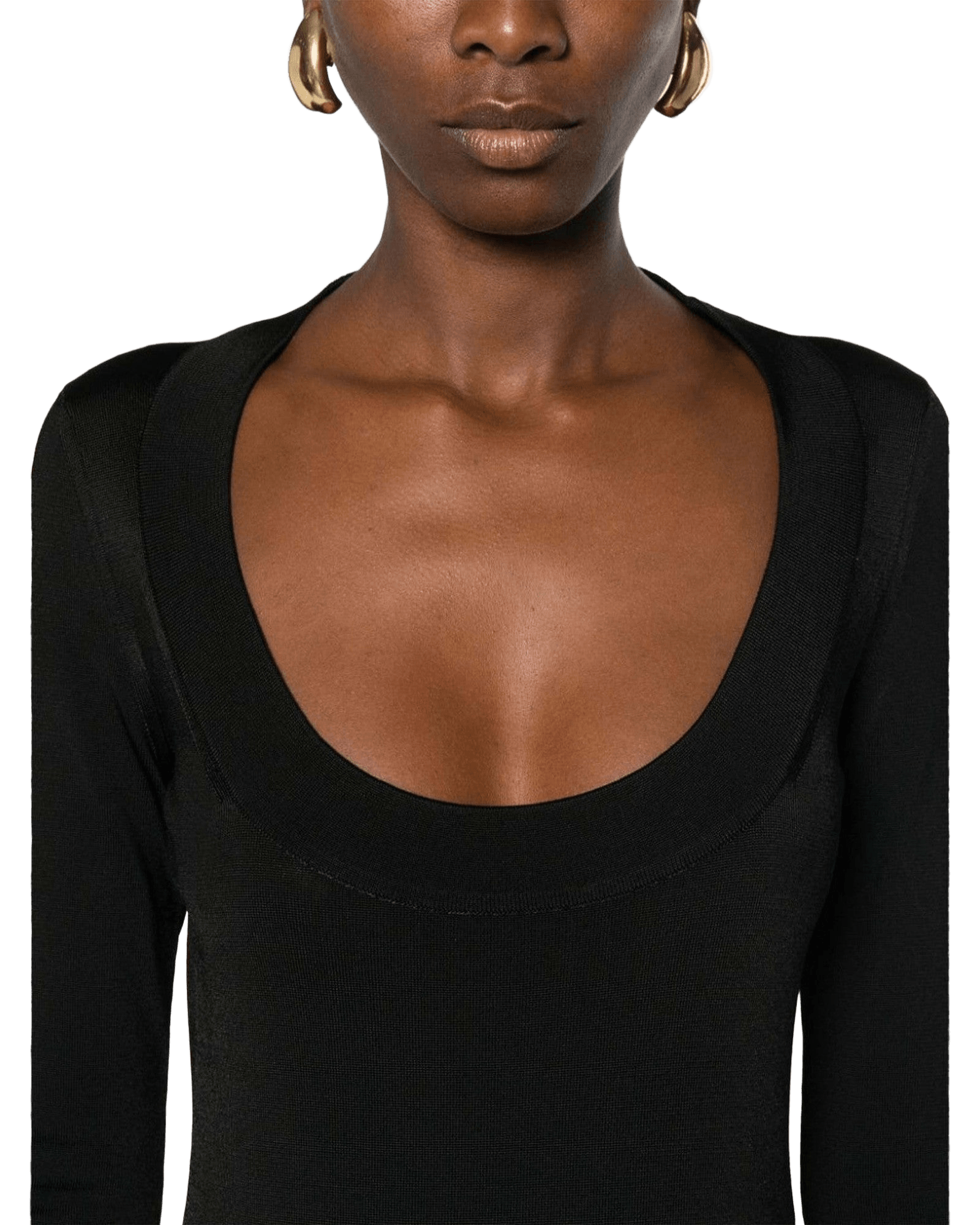 Saint Laurent Décolleté Mini Dress Dresses