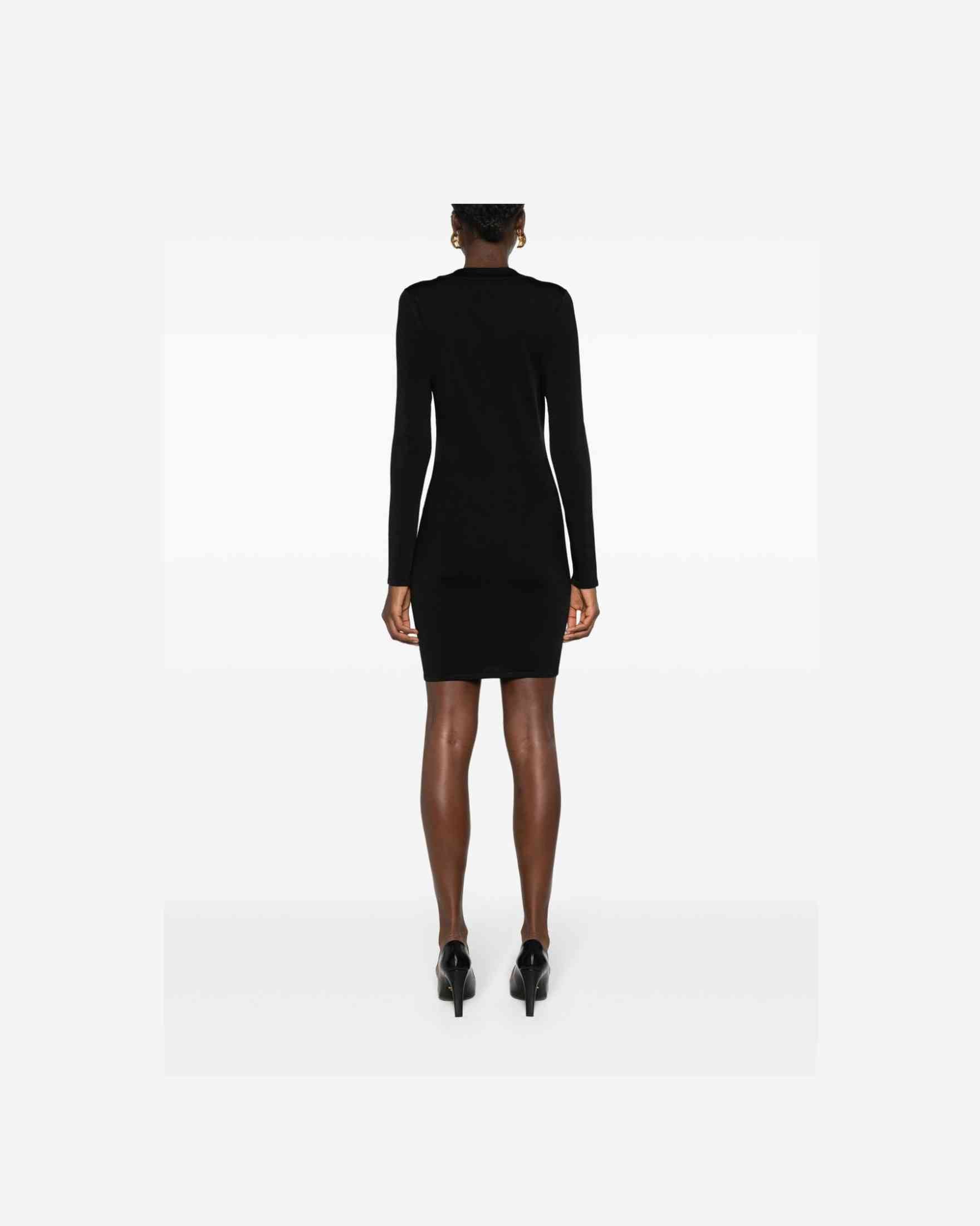 Saint Laurent Décolleté Mini Dress Glam Steals