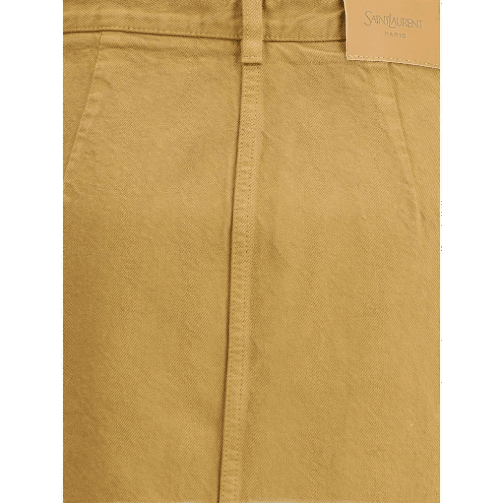 Saint Laurent Denim Pencil Skirt Glam Steals