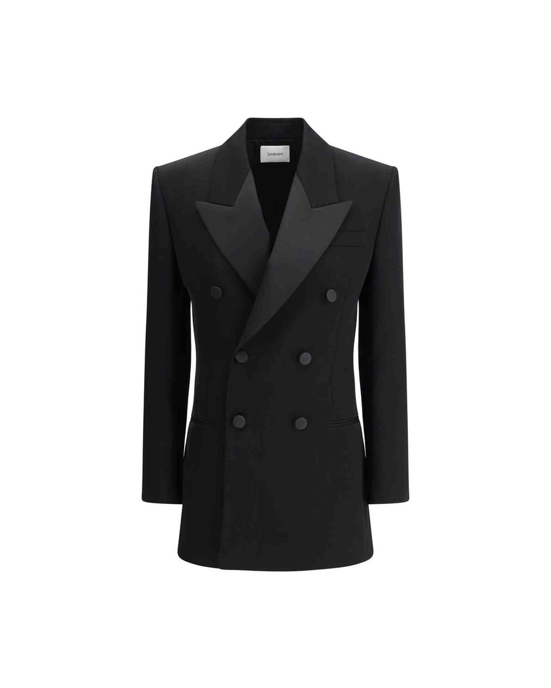 Saint Laurent Double Breasted Blazer Dress Glam Steals