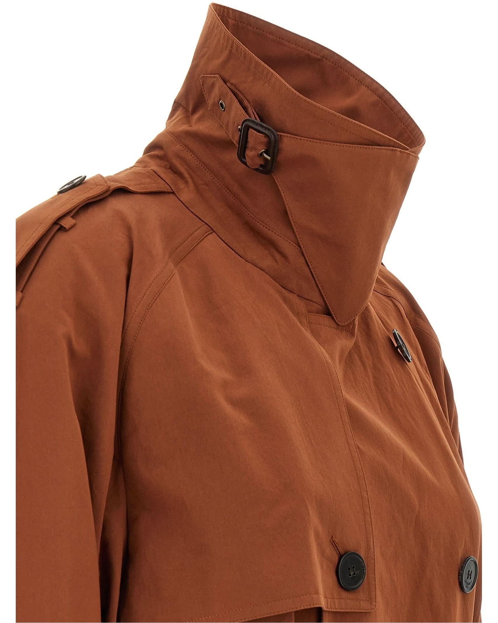 Saint Laurent Double Breasted Trench Coat Glam Steals