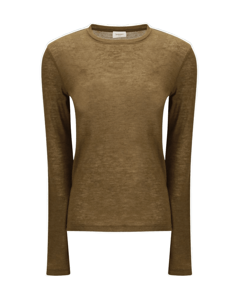 Saint Laurent Green Cashmere Sweater Glam Steals
