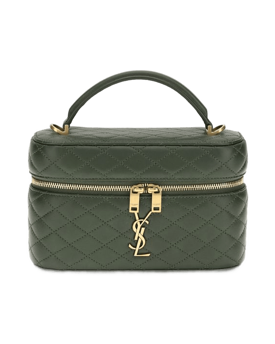 Saint Laurent Green Calf Leather Bos Taurus Handbag Glam Steals