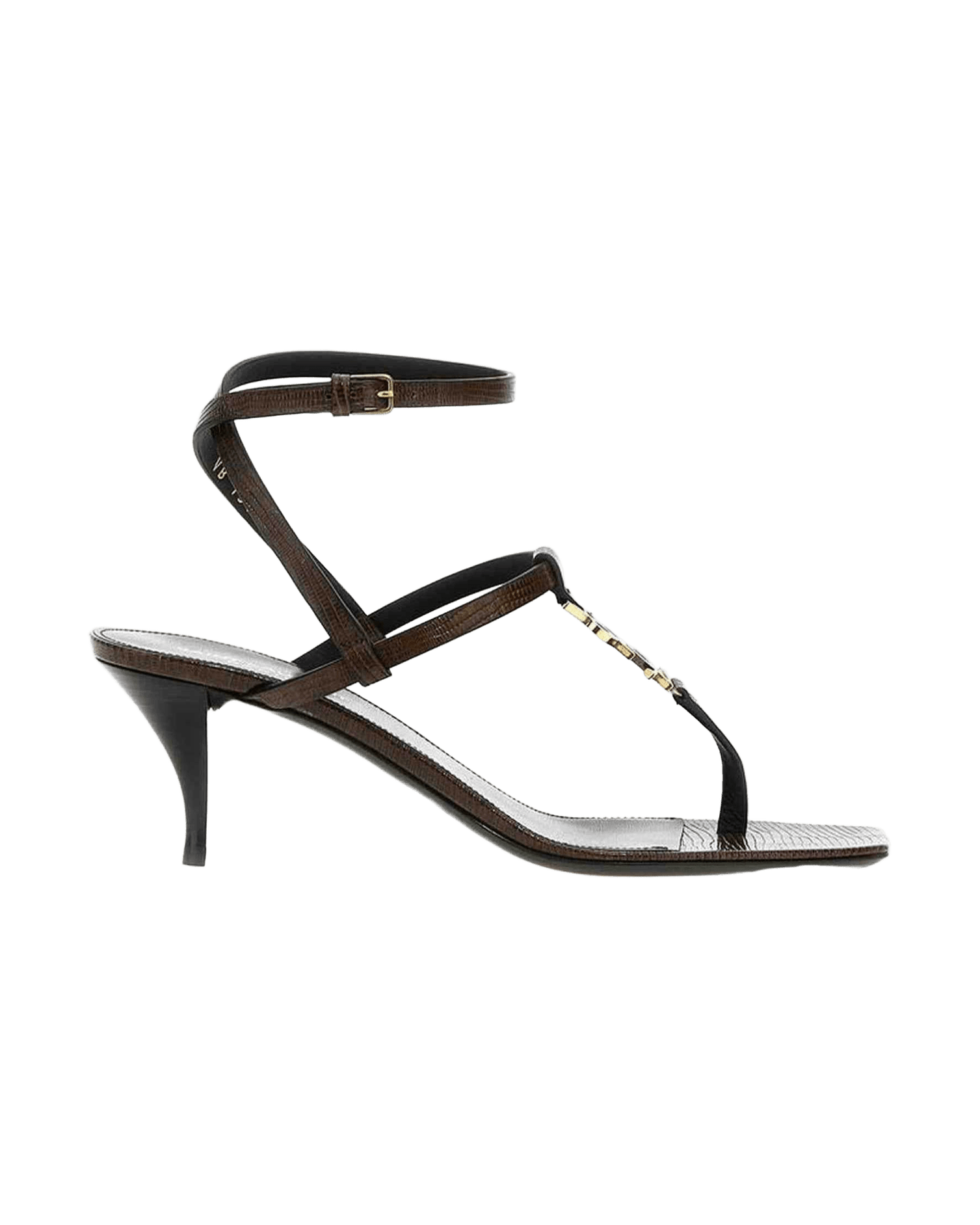 Saint Laurent Leather Cassandra Flip Flop Sandals Glam Steals