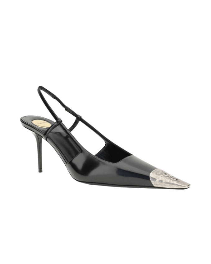 Saint Laurent Leather Glossy Jeanne Pumps Glam Steals