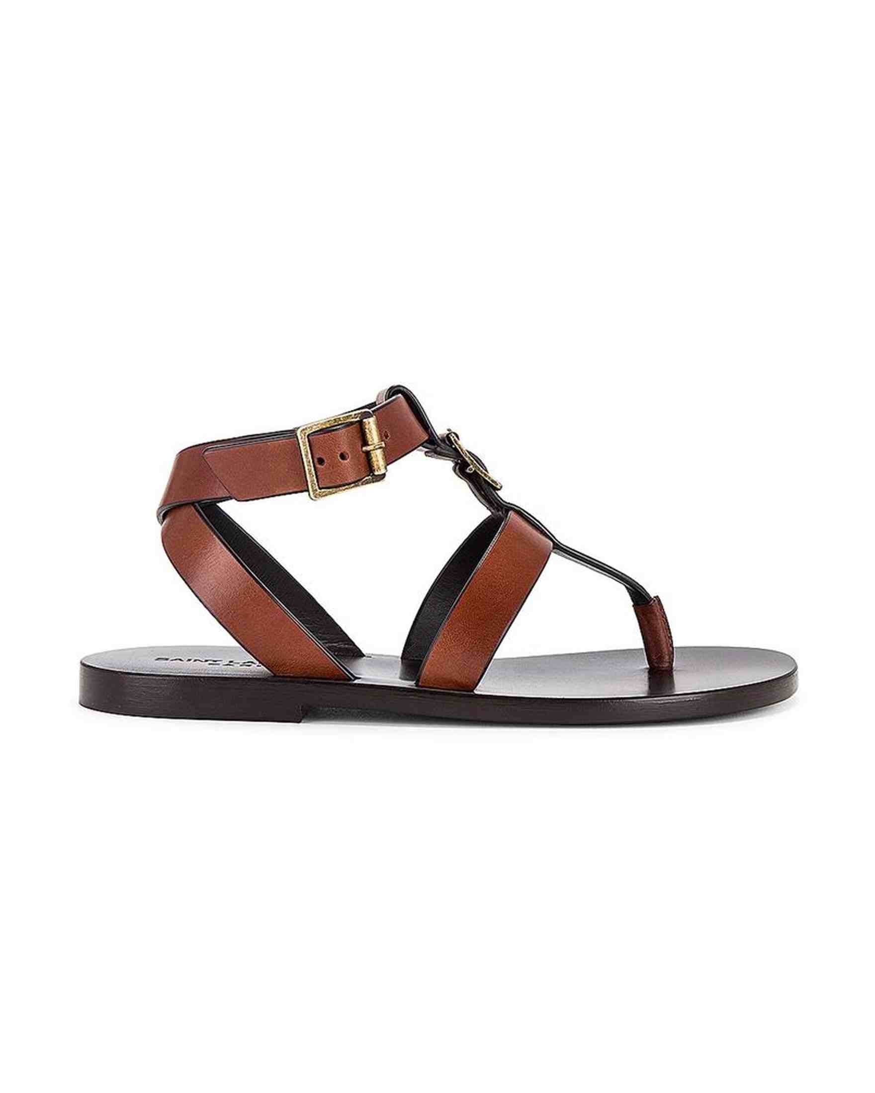 Saint Laurent Leather Hardy Sandals Glam Steals