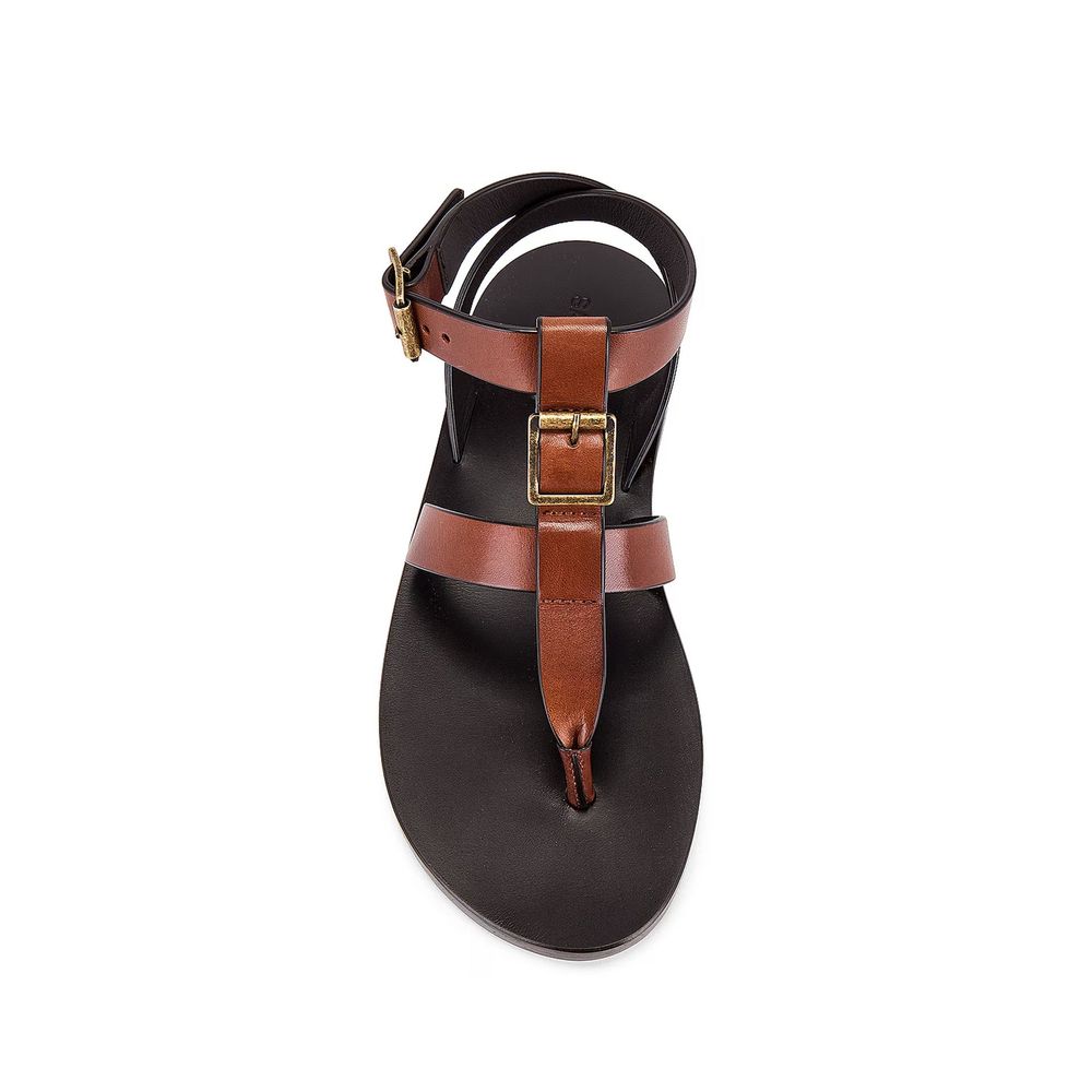 Saint Laurent Leather Hardy Sandals Glam Steals