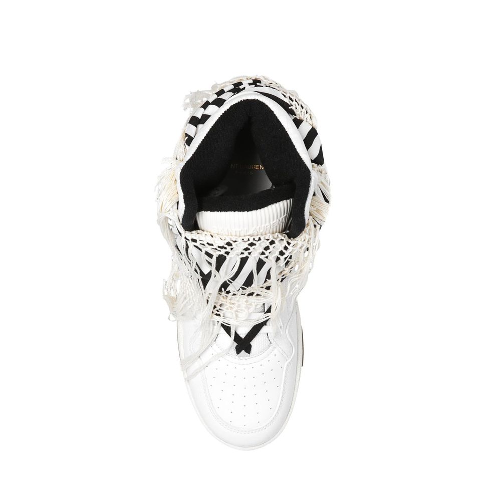 Saint Laurent Leather Smith Sneakers Glam Steals