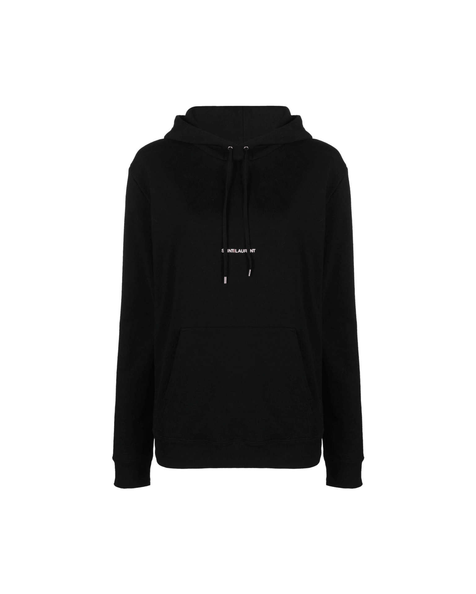 Saint Laurent Logo Print Hoodie Glam Steals