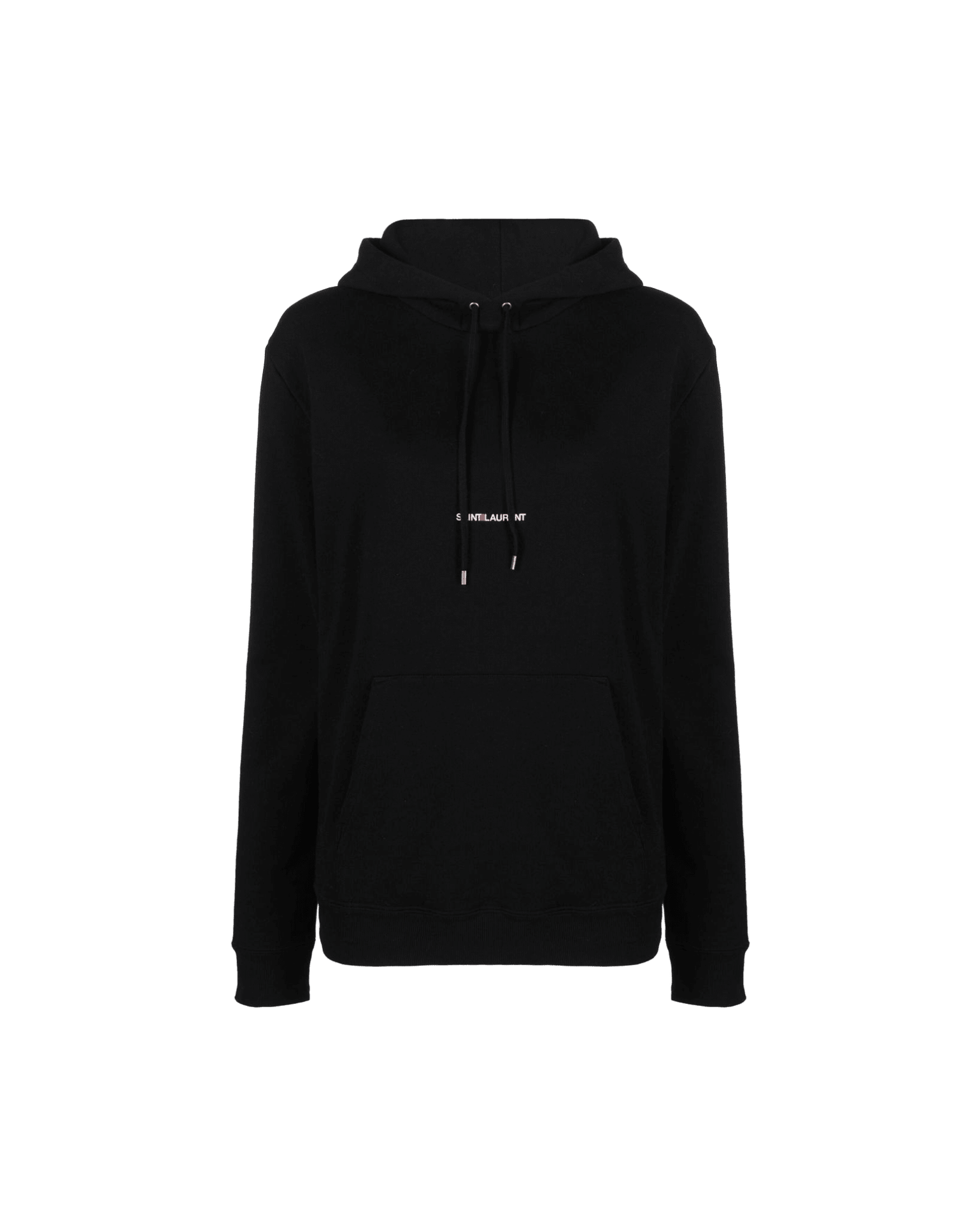 Saint Laurent Logo Print Hoodie Glam Steals