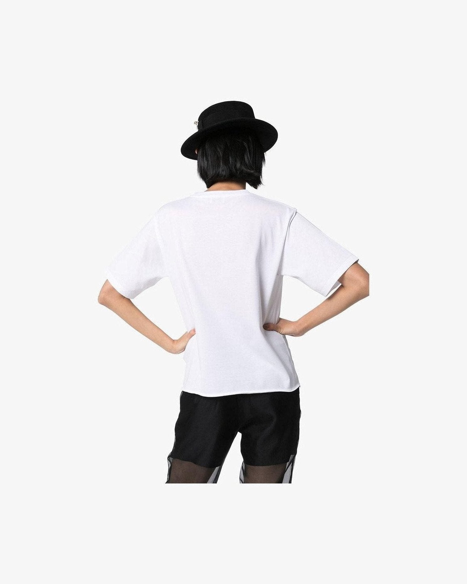 Saint Laurent Logo Print T-shirt Glam Steals