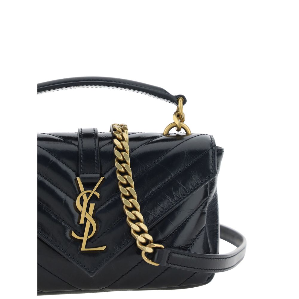 Saint Laurent Logoed Shoulder Bag Glam Steals