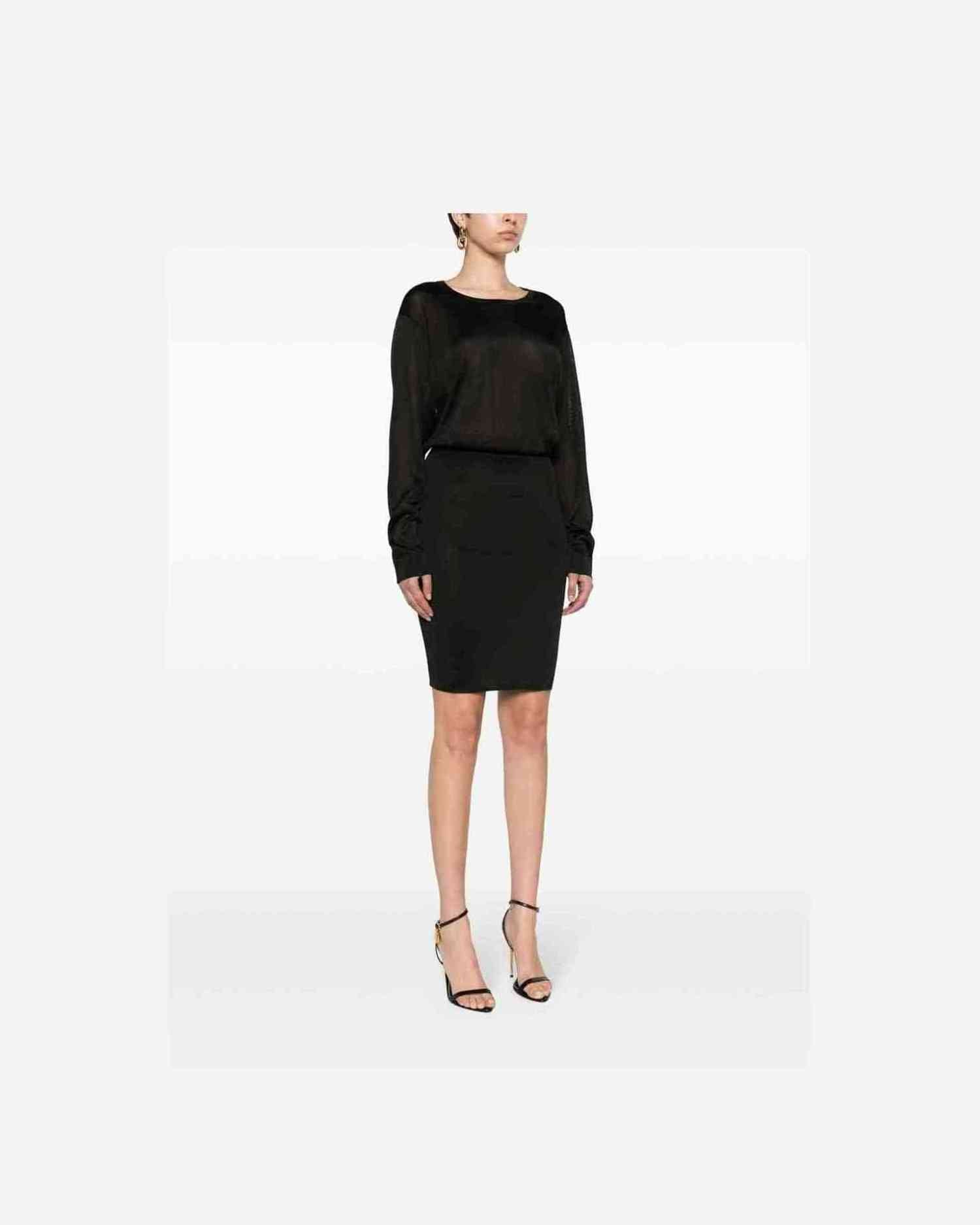 Saint Laurent Open Back Knitted Dress Glam Steals