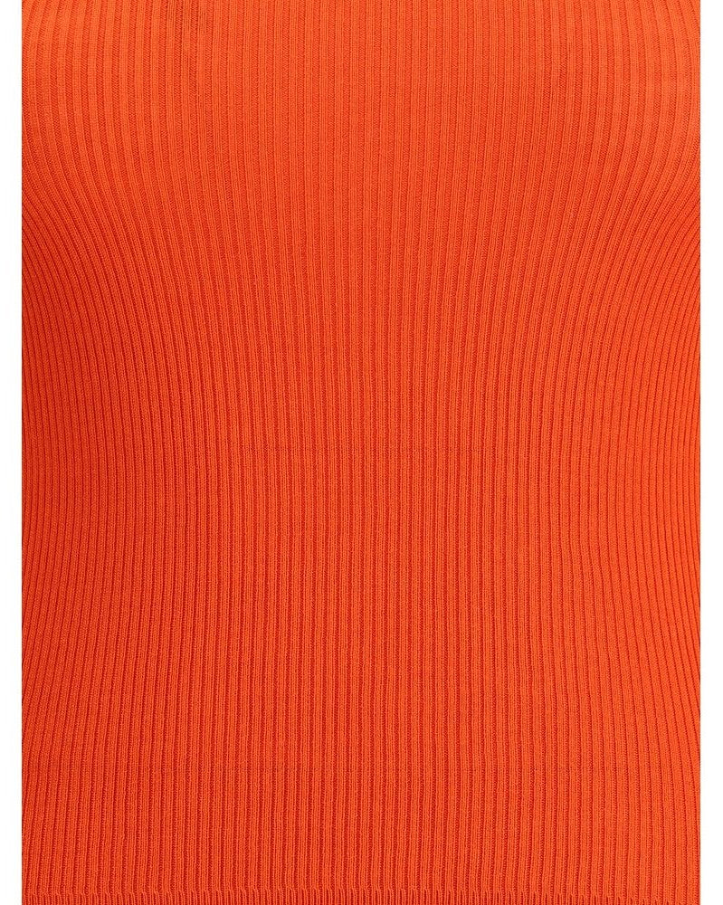 Saint Laurent Orange Wool Turtleneck Sweater Glam Steals