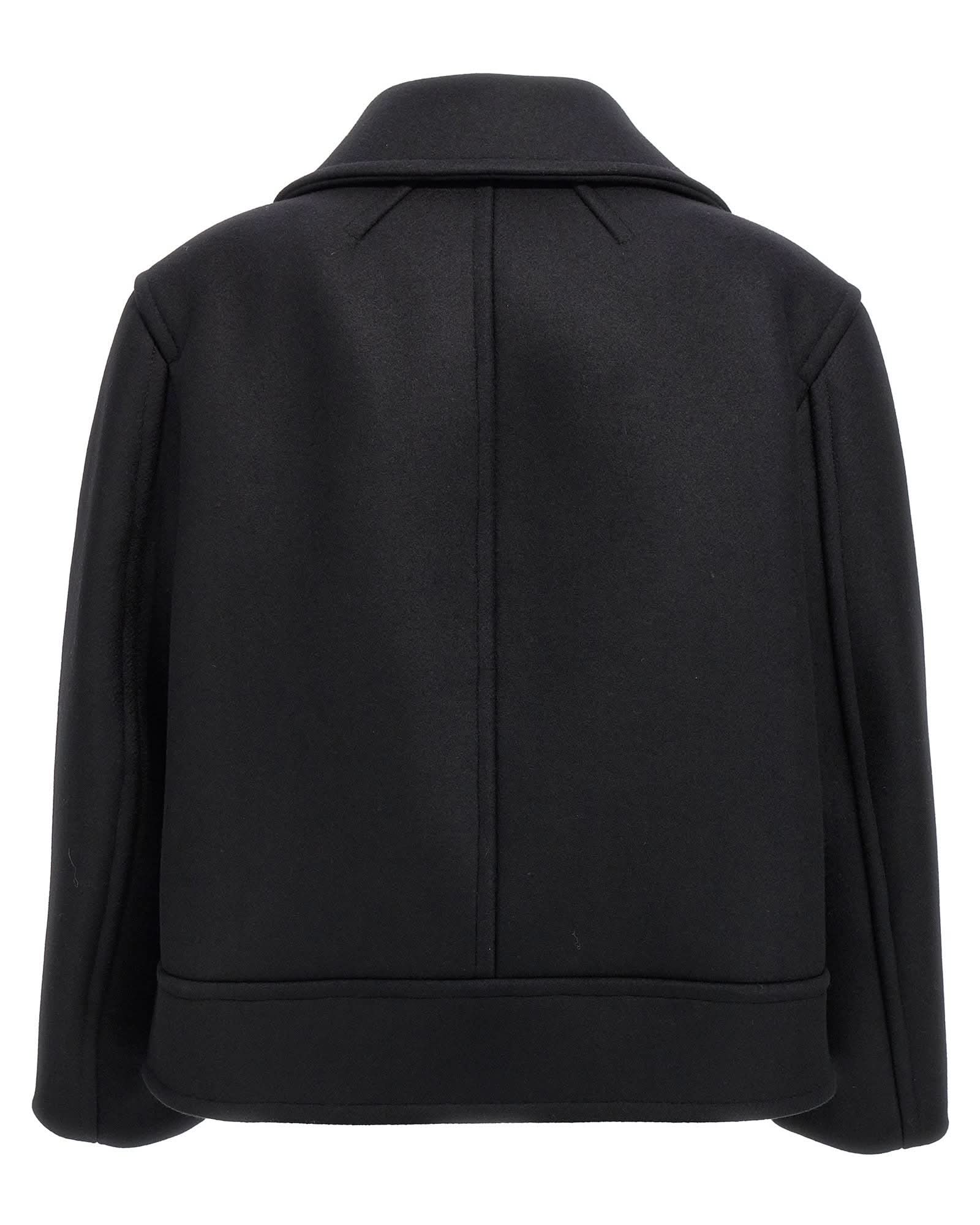 Saint Laurent Oversized Caban Coat Glam Steals