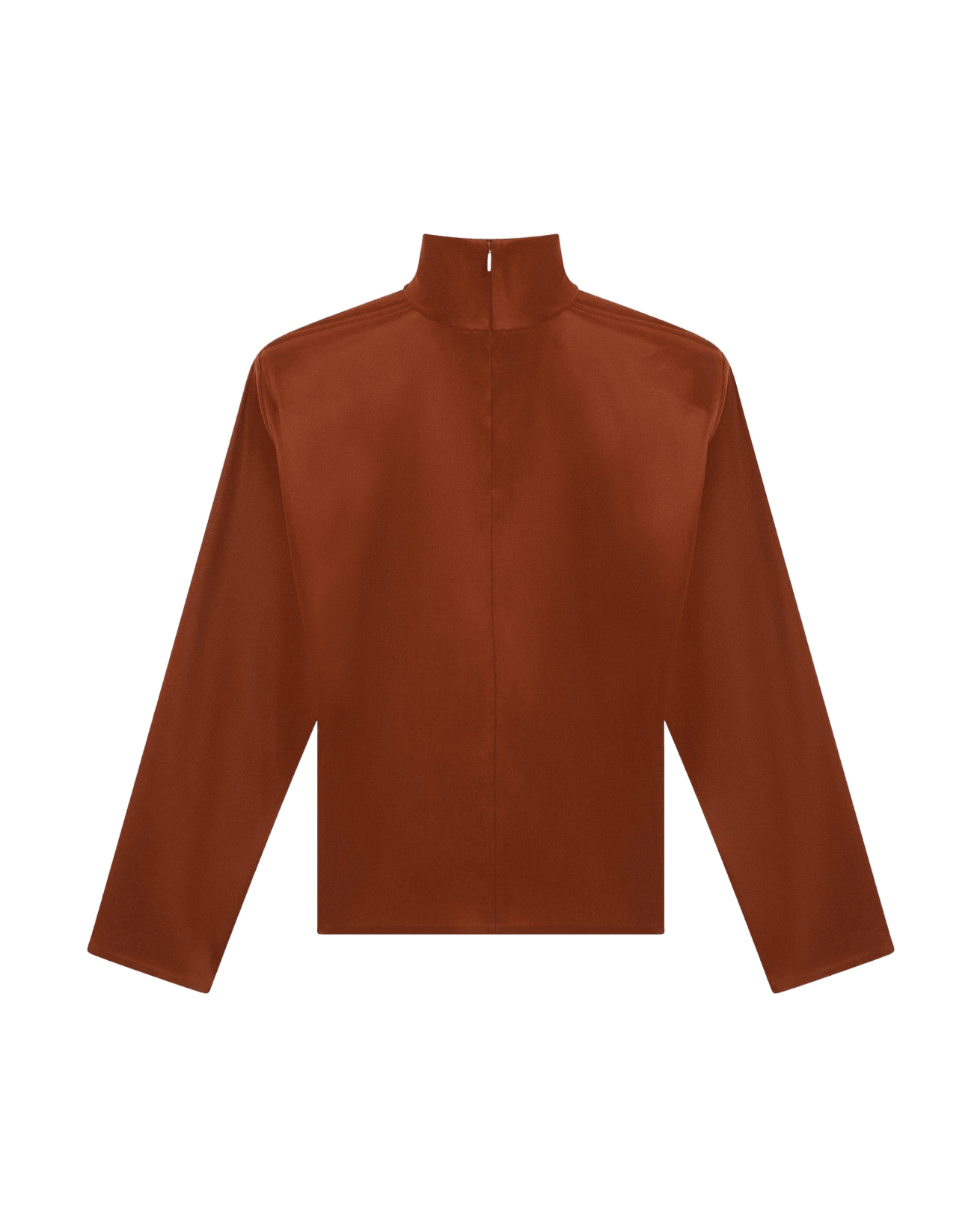 Saint Laurent Silk Caramel Blend Blouse Glam Steals