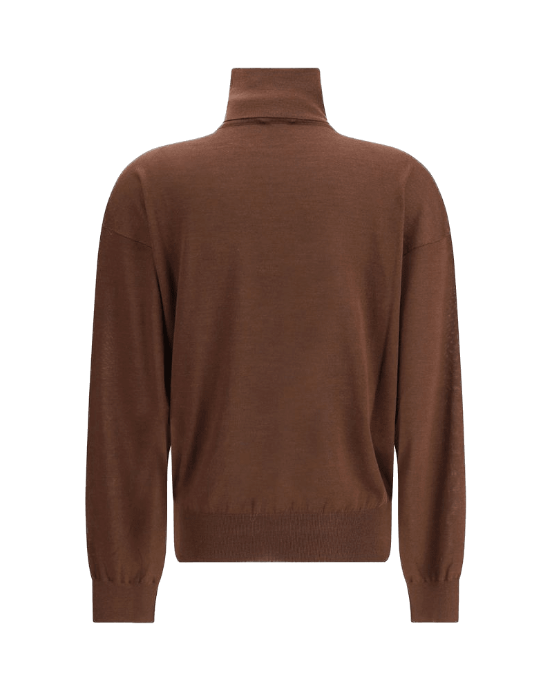 Saint Laurent Silk Turtleneck Pullover Glam Steals