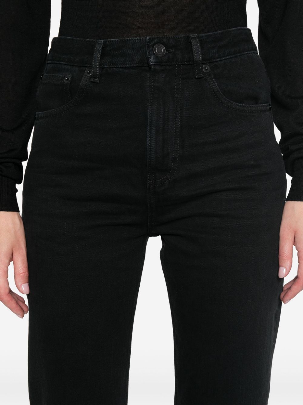 Saint Laurent Straight Leg Jeans Glam Steals