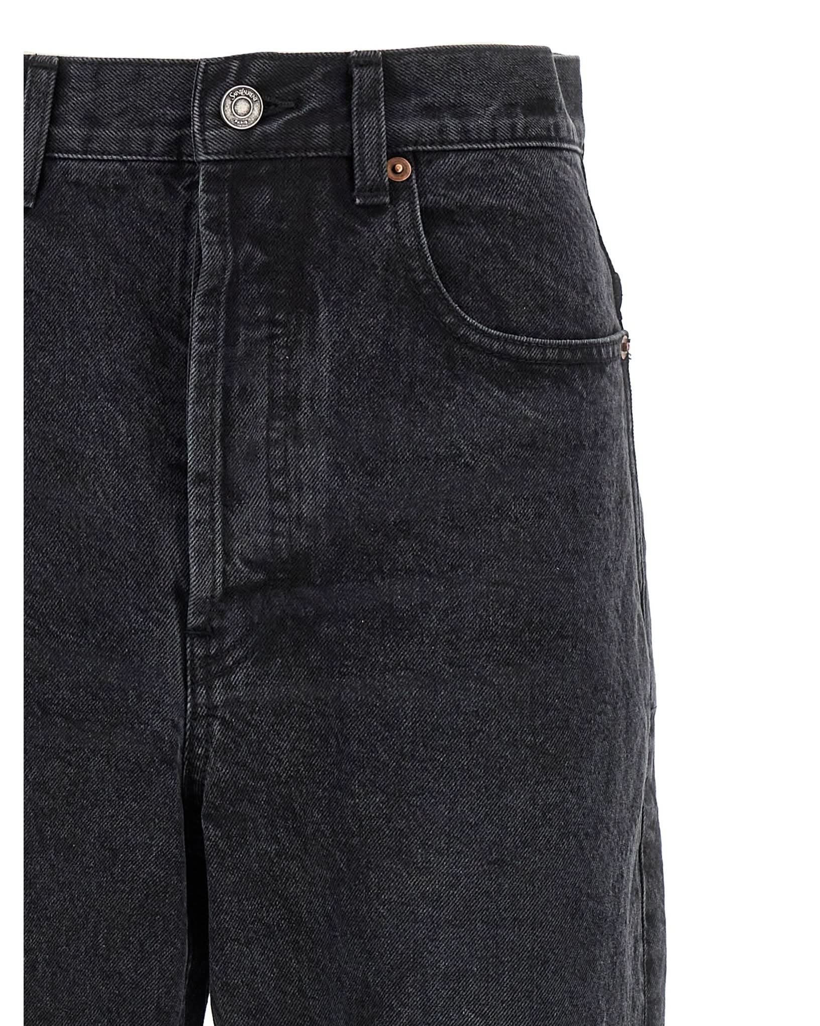 Saint Laurent Used Effect Jeans Glam Steals