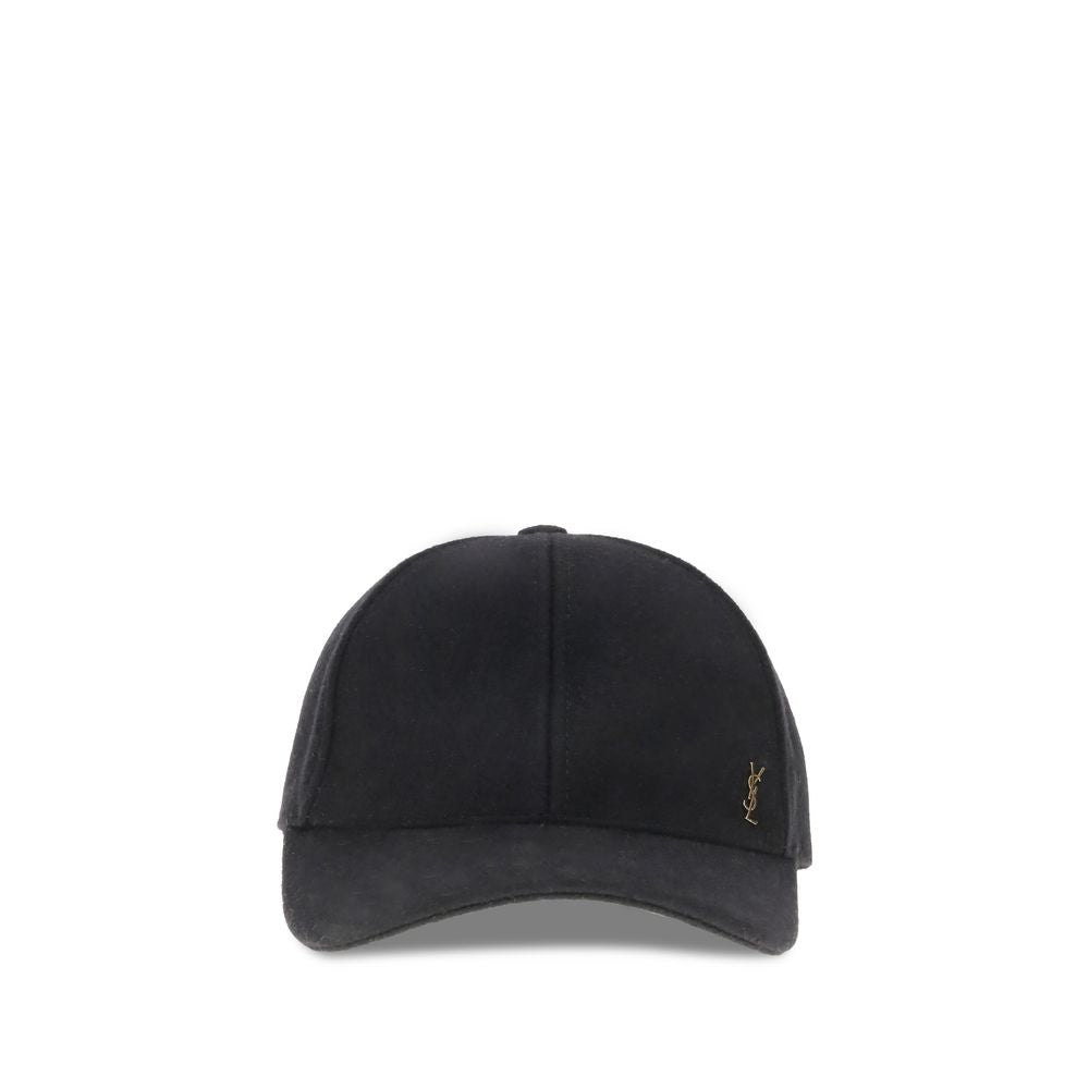 Saint Laurent Wool Baseball Cap Glam Steals