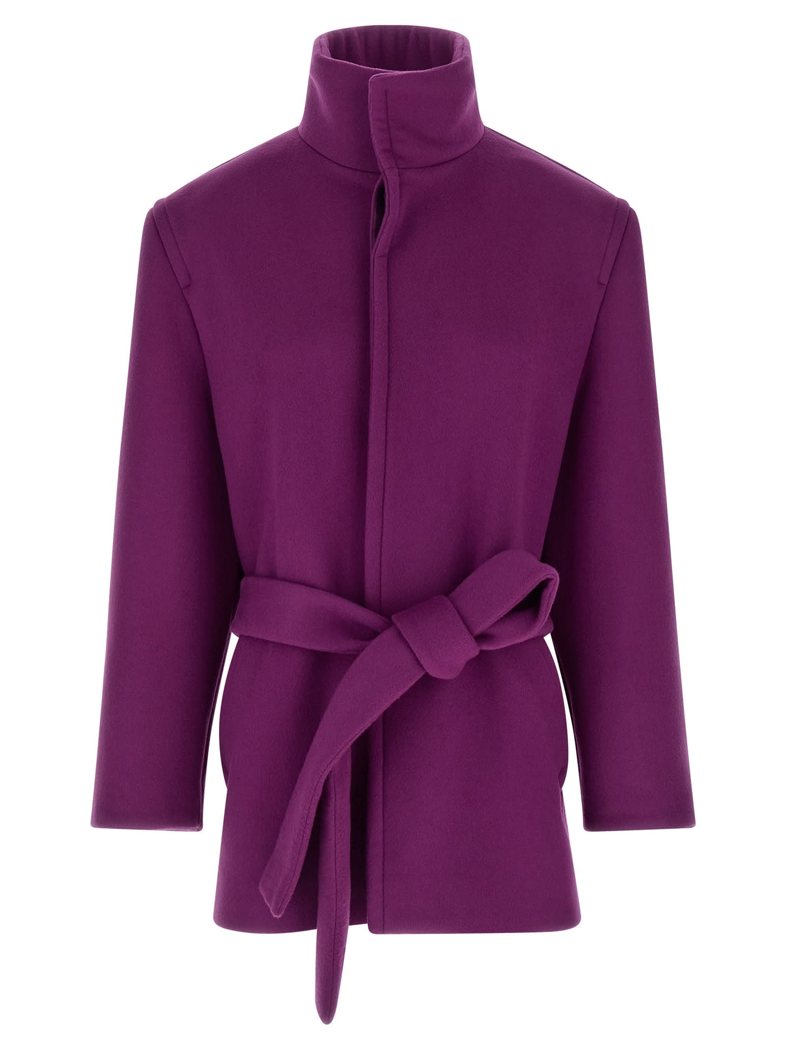 Saint Laurent Wool Double Face Coat Glam Steals